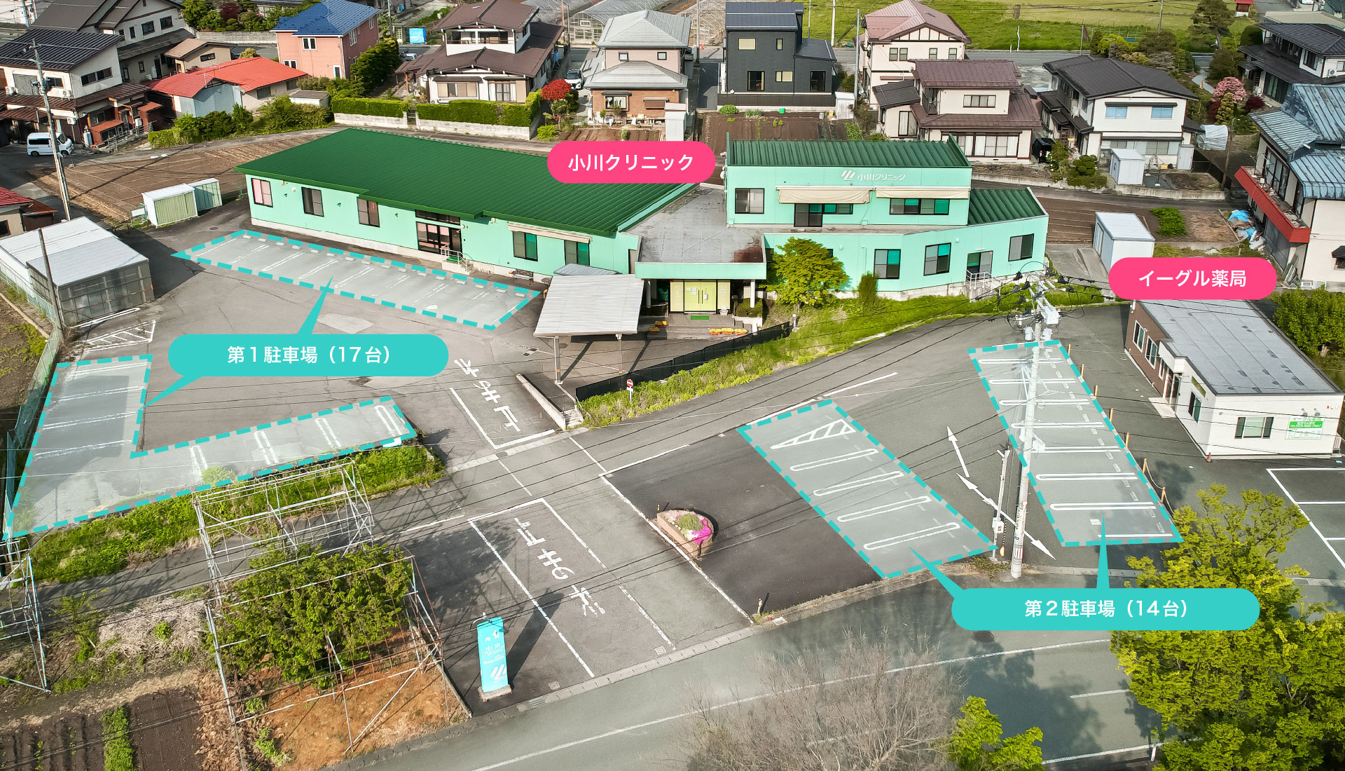 第１駐車場・第２駐車場
