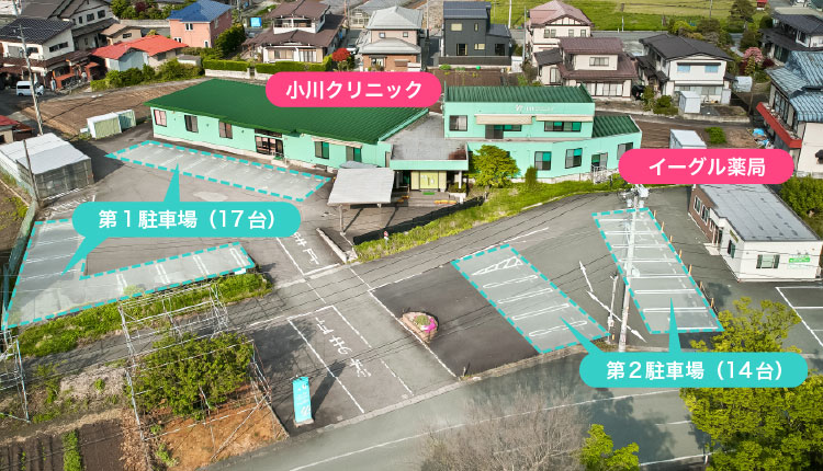 第１駐車場・第２駐車場